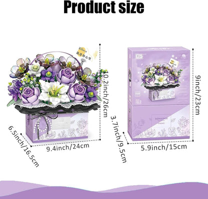 Romance Flower Bouquet - Purple