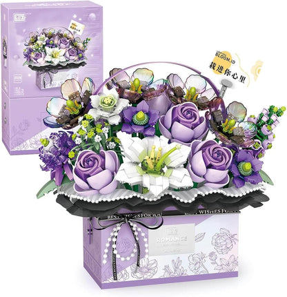 Romance Flower Bouquet - Purple