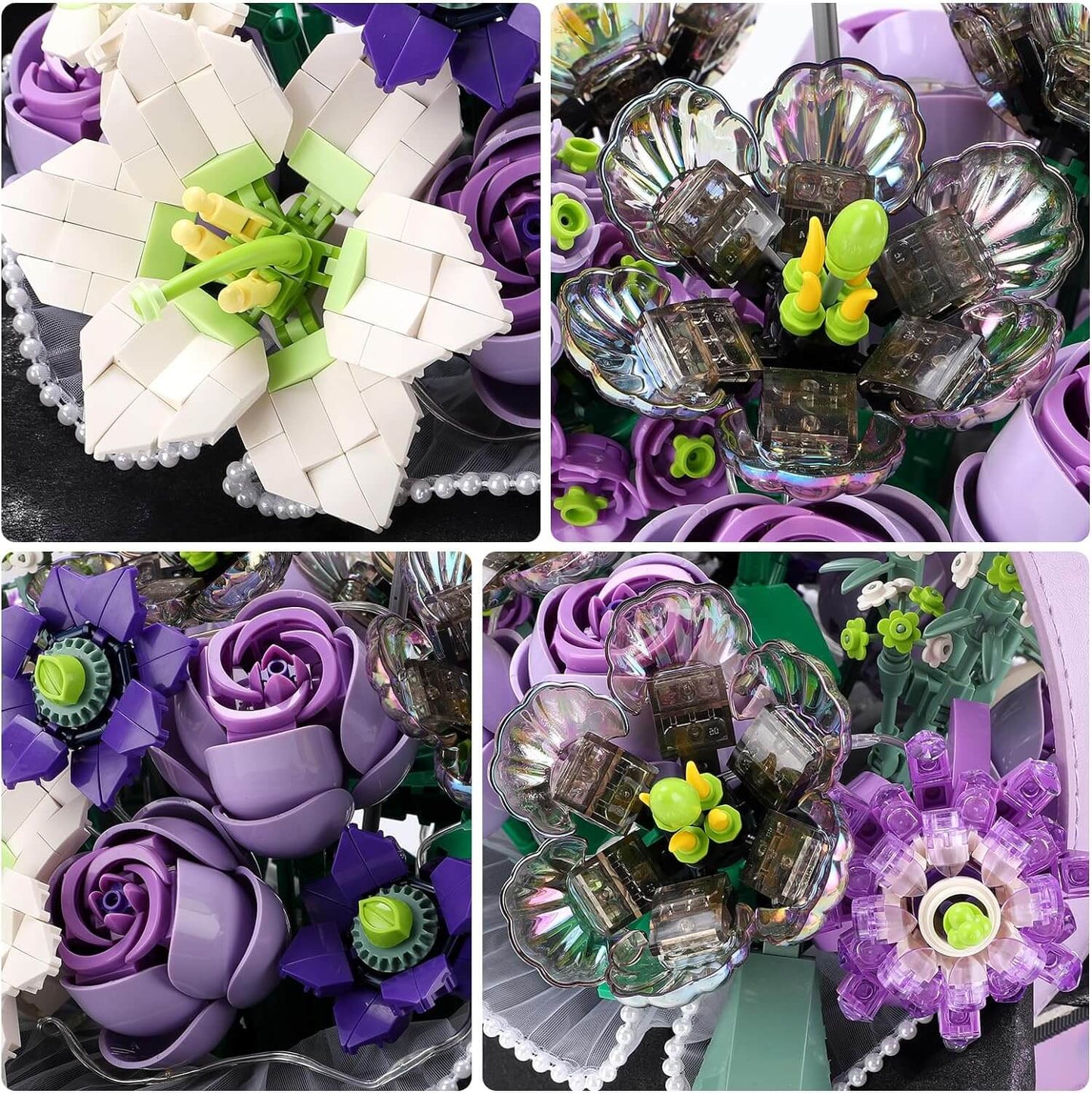 Romance Flower Bouquet - Purple