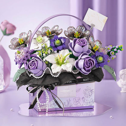 Romance Flower Bouquet - Purple